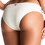 Roxy White Drop-Diamond Crochet/Knotted 70's Bikini Bottom