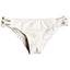 Roxy White Drop-Diamond Crochet/Knotted 70's Bikini Bottom