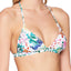 Roxy White/Floral-Soiree Strappy-Love Triangle Bikini Top