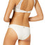 Roxy White Surf Memory Crochet High-Neck Bikini Top