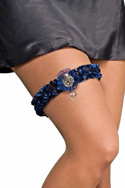 Rubies Costume Navy Secret Wishes Police Badge & Handcuffs Leg Garter thumbnail 1