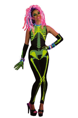 Rubies Costume Ravin Skelee Girl 3pc Adult Costume thumbnail 2