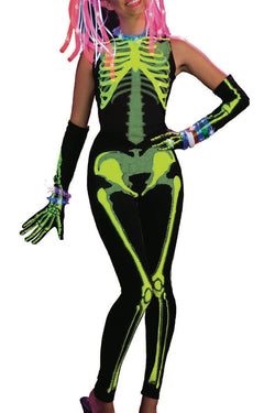 Rubies Costume Ravin Skelee Girl 3pc Adult Costume thumbnail 1