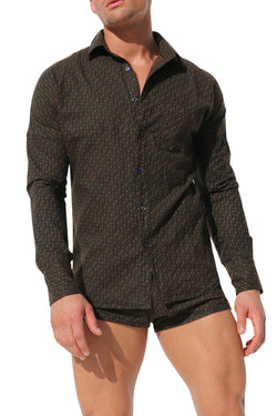 Rufskin Brown Ennio Dress Shirt thumbnail 1