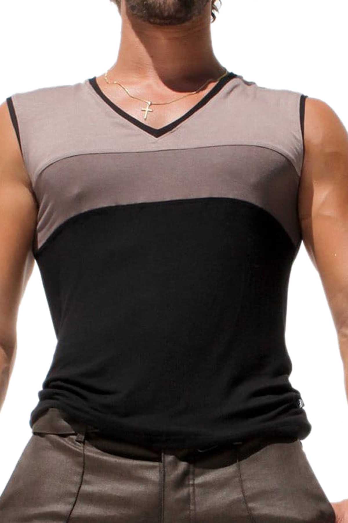 Rufskin Brown Henrik Muscle Shirt