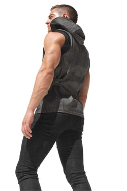 Rufskin Brown Tobias Hooded Vest thumbnail 2