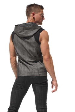 Rufskin Brown Tobias Hooded Vest thumbnail 3