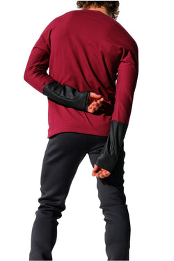 Rufskin Burgundy QI Long Sleeve Tee thumbnail 3