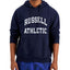 Russell Athletic Archer Logo-print Fleece Hoodie Dark Navy