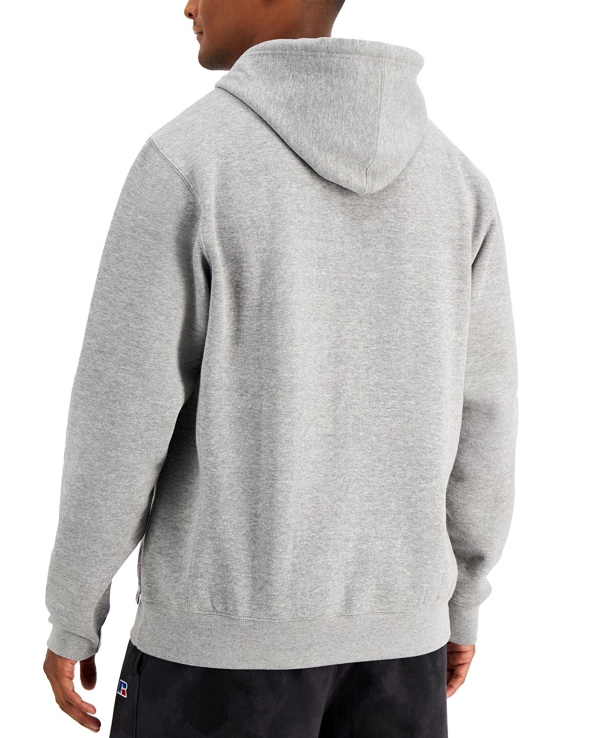 Russell Athletic Archer Logo-print Fleece Hoodie Grey Heather