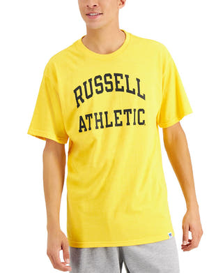 Russell Athletic Archie Logo Graphic T-shirt Yellow Glo