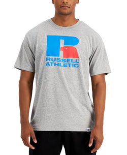Russell Athletic Lawrence Logo Graphic T-shirt Grey Heather thumbnail 1