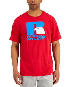Russell Athletic Lawrence Logo Graphic T-shirt Red Coast thumbnail 1