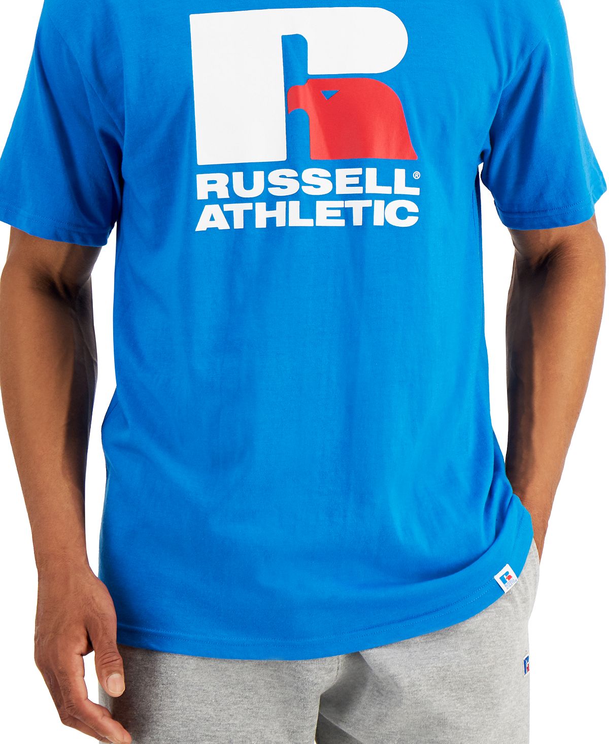 Russell Athletic Lawrence Logo Graphic T-shirt True Blue