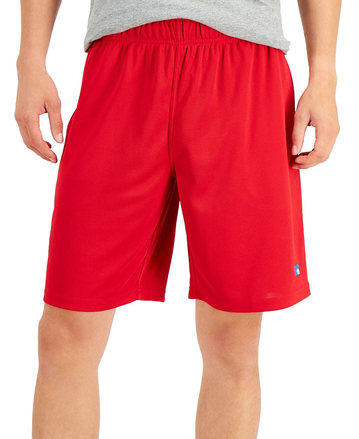 Russell Athletic Mesh Performance 9" Shorts Red Coast
