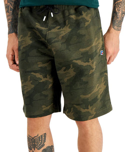 Russell Athletic Tie-dye Fleece Shorts Olive Dot thumbnail 3