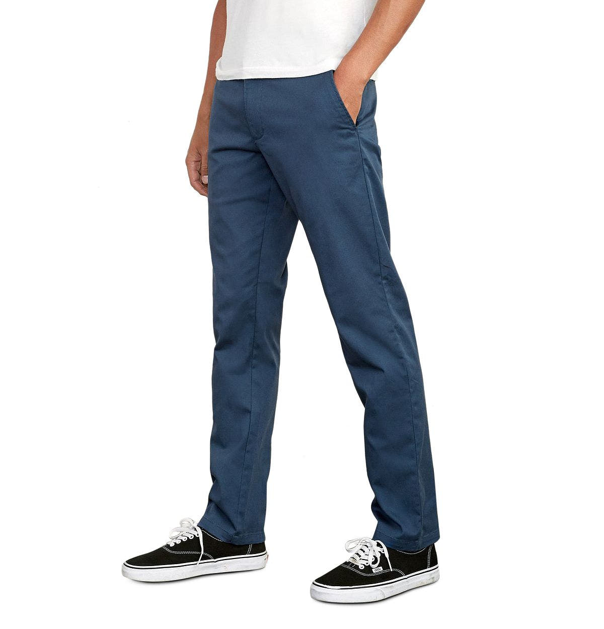 Rvca The Weekend Stretch Slim Fit Pants Midnight