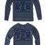 Rxmance Denim Blue RXM Ten Crew Sweatshirt