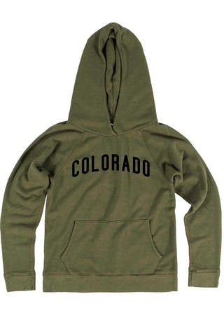Rxmance Unisex Army Green Colorado Hoody