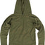 Rxmance Unisex Army Green Hooded Sweatshirt