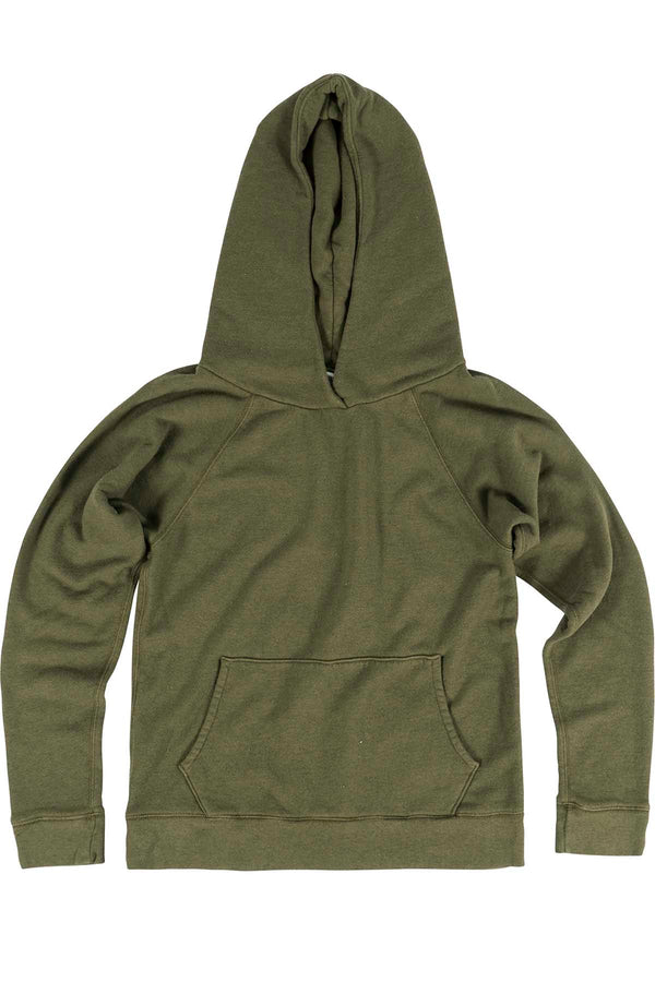 Rxmance Unisex Army Green Hooded Sweatshirt