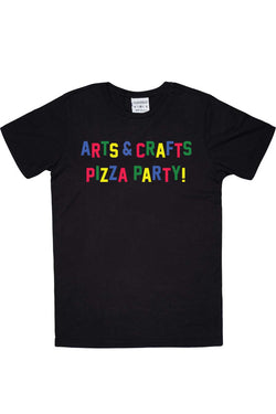 Rxmance Unisex Black 'Arts and Crafts' Tee thumbnail 1