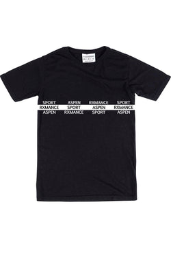 Rxmance Unisex Black Aspen Crew Tee thumbnail 1