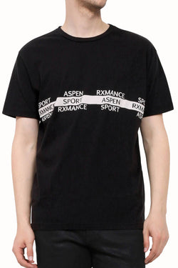 Rxmance Unisex Black Aspen Crew Tee thumbnail 2