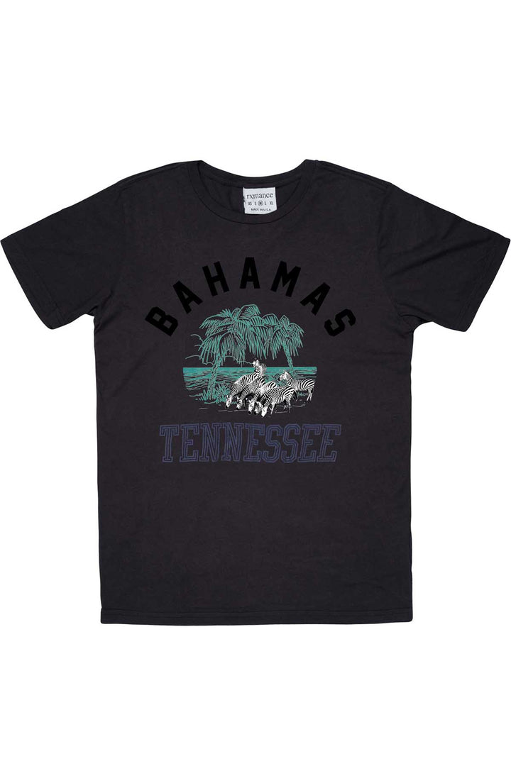 Rxmance Unisex Black 'Bahamas Tennessee' Tee