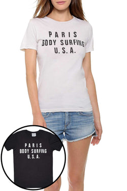 Rxmance Unisex Black 'Body Surfing' Tee thumbnail 2