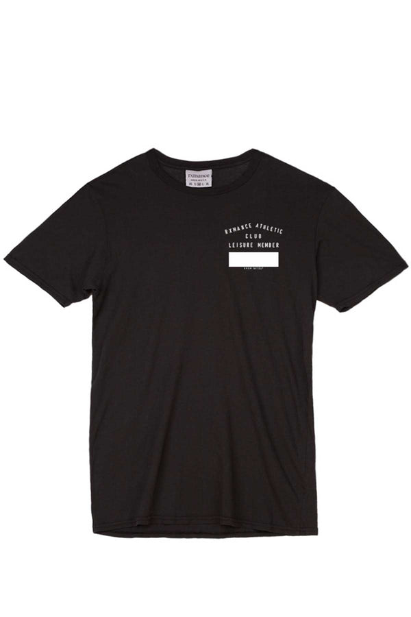 Rxmance Unisex Black Club Crew Tee