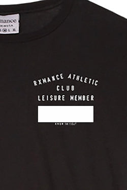 Rxmance Unisex Black Club Crew Tee thumbnail 2