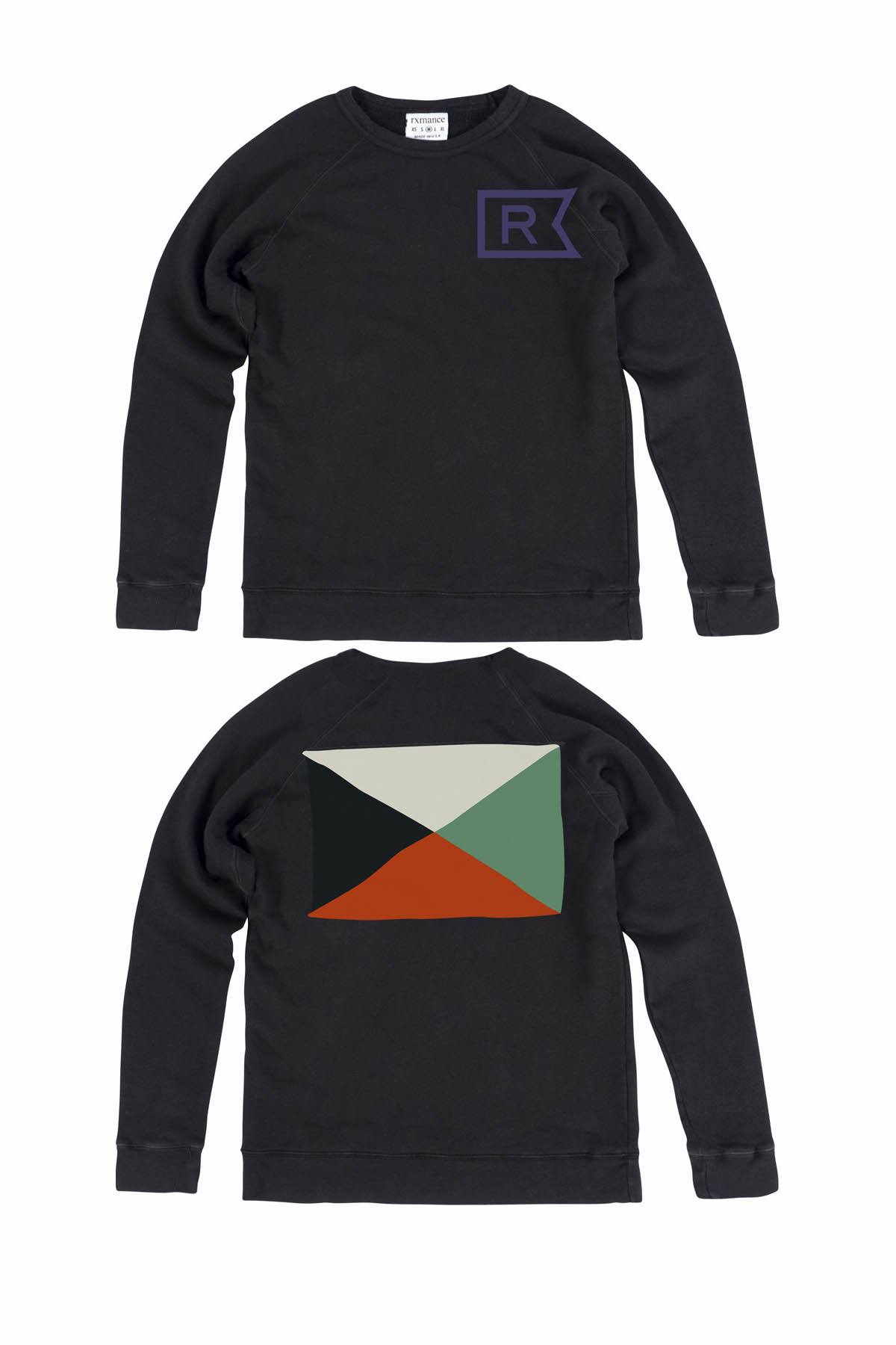 Rxmance Unisex Black Flag Sweatshirt