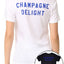 Rxmance Unisex Black Front/Back 'Champagne' Tee