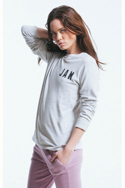 Rxmance Unisex Black Jamaica Loose-Knit Long-Sleeve Tee thumbnail 3