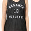 Rxmance Unisex Black Muskrats Basketball Mesh Tank