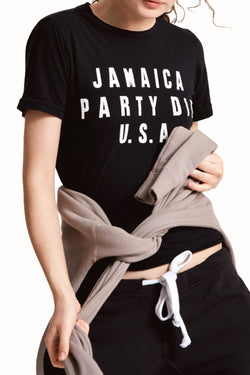 Rxmance Unisex Black 'Party Dip' Tee thumbnail 2
