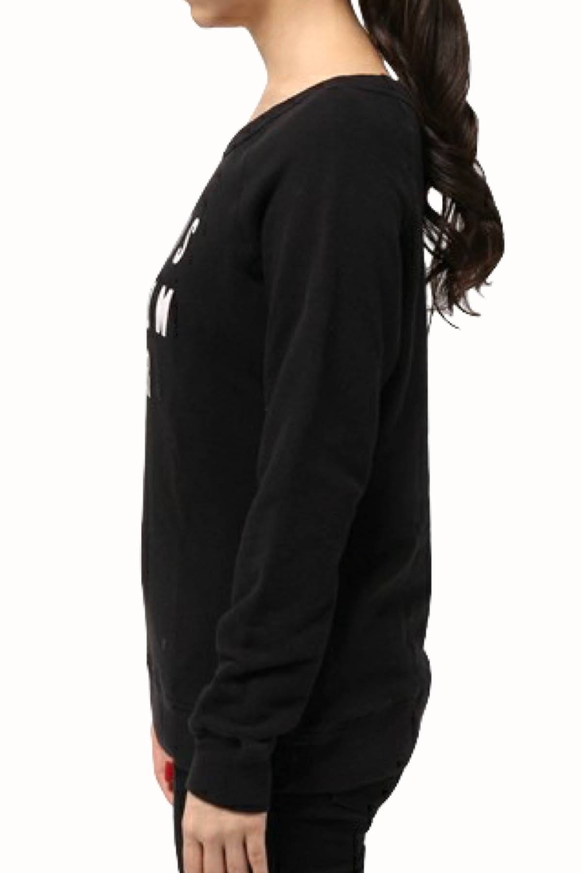 Rxmance Unisex Black 'Ski Bum' Sweatshirt