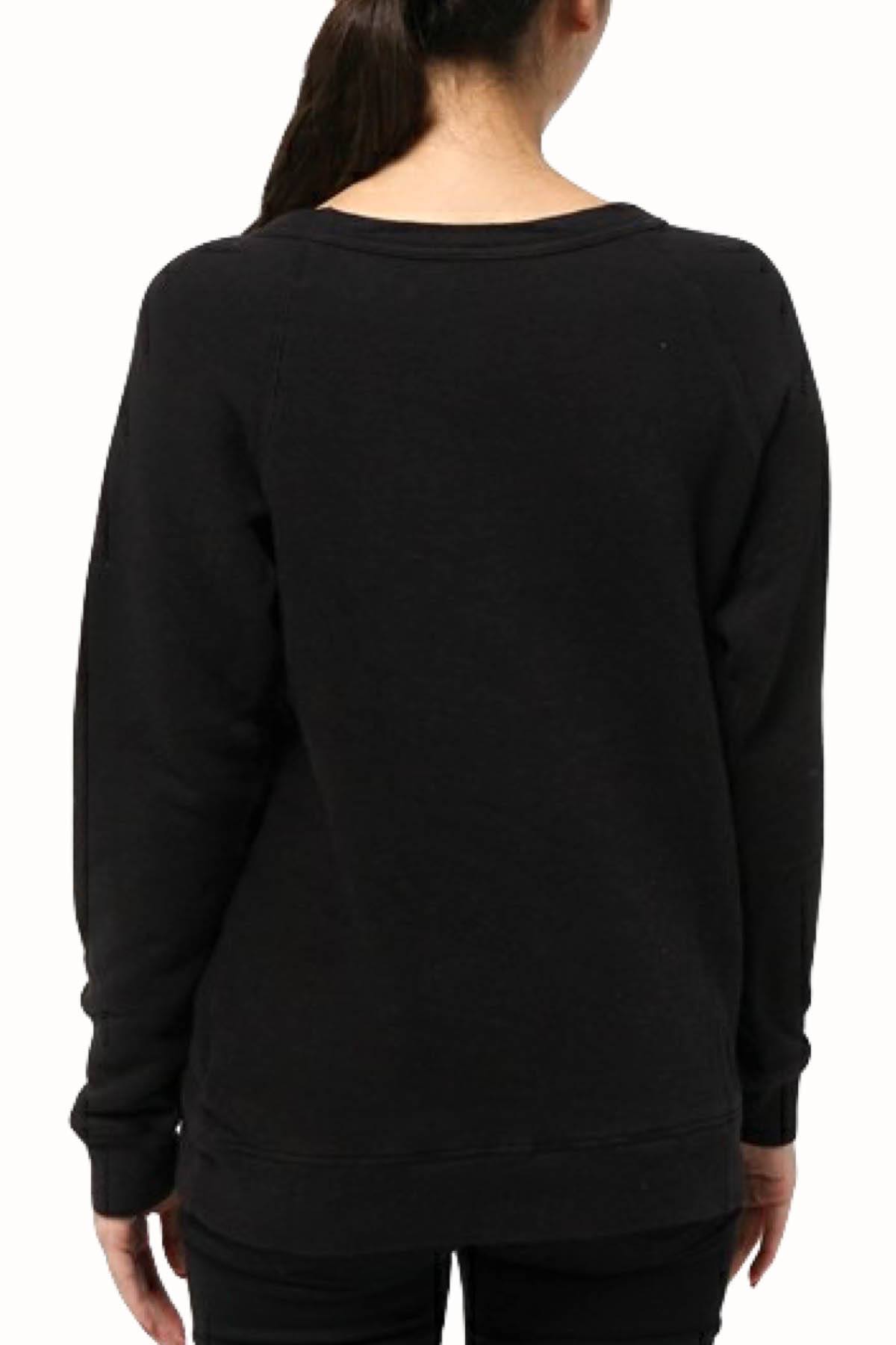 Rxmance Unisex Black 'Ski Bum' Sweatshirt