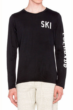 Rxmance Unisex Black Ski Long Sleeve Tee thumbnail 3