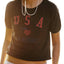 Rxmance Unisex Black USA Aerobics S/S Sweatshirt