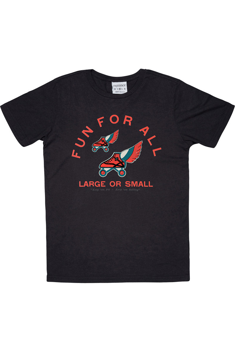 Rxmance Unisex Charcoal Fun For All Crew Tee