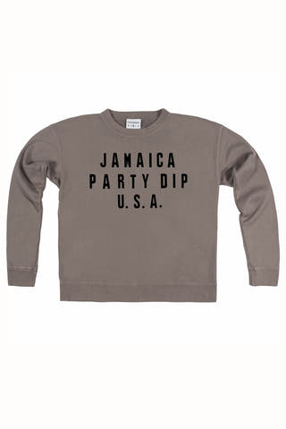 Rxmance Unisex Dark Grey Party Dip French Terry Sweatshirt