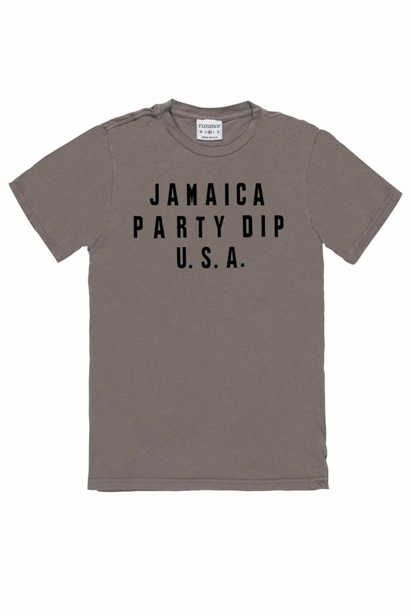 Rxmance Unisex Dark Grey 'Party Dip' Tee