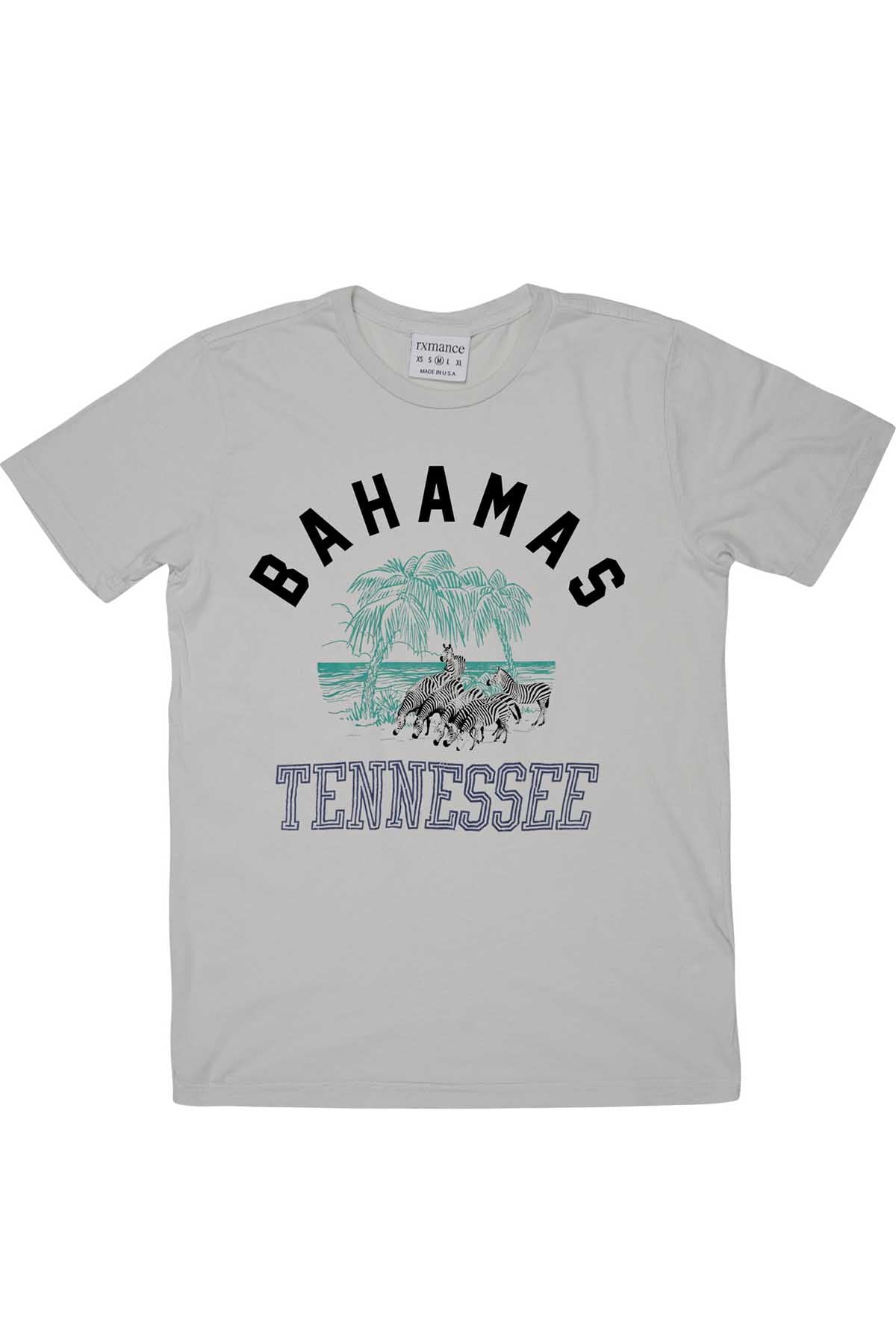 Rxmance Unisex Dawn Grey 'Bahamas Tennessee' Tee