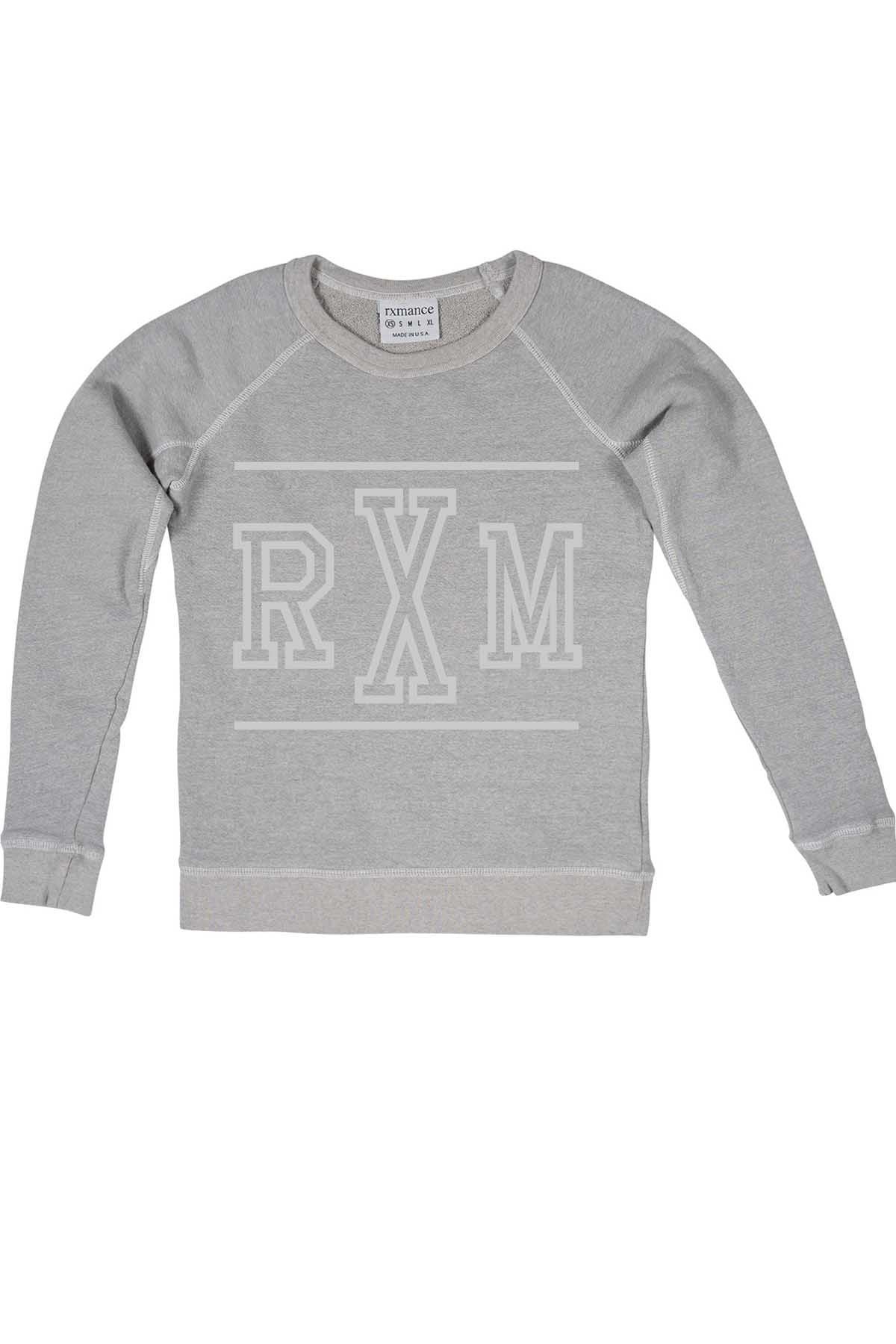 Rxmance Unisex Dawn-Grey RXM/Ten Crew Sweatshirt