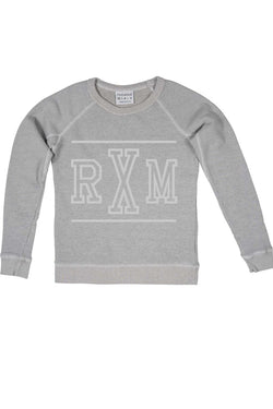 Rxmance Unisex Dawn-Grey RXM/Ten Crew Sweatshirt thumbnail 1