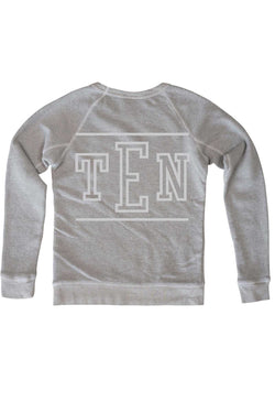 Rxmance Unisex Dawn-Grey RXM/Ten Crew Sweatshirt thumbnail 2
