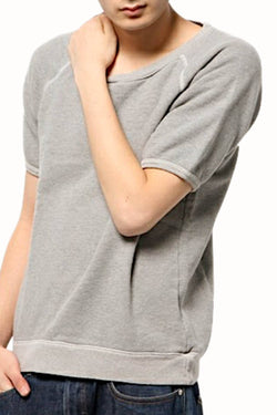 Rxmance Unisex Dawn-Grey Short-Sleeve Sweatshirt thumbnail 1