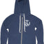 Rxmance Unisex Denim-Blue Circle-Ten Zip Hoody